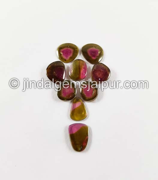 Watermelon Tourmaline Smooth Slices